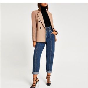 NWT River Island paperbag waist jeans